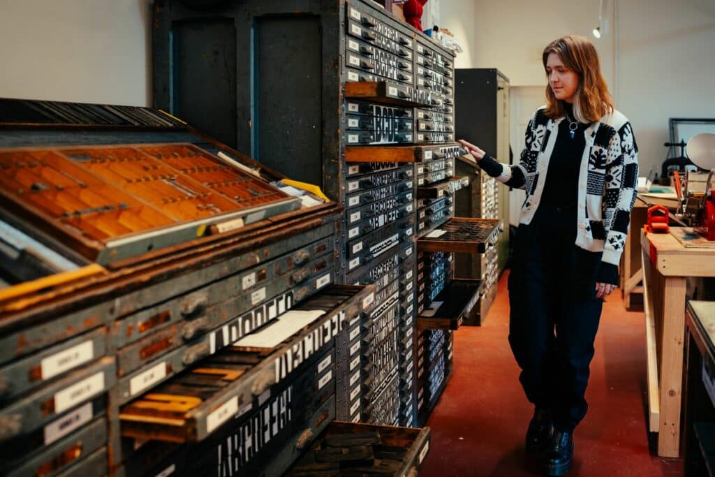 Thin Ice Press: the York Centre for Print is home to an impressively large collection of wood type, most of which was produced by Joyce & Co.